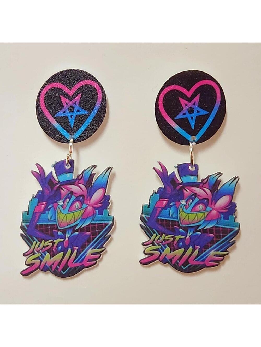 Alastor earrings  - Hazbin Hotel